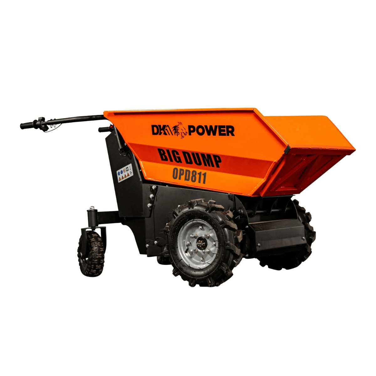 Detail K2 Big Dump 1100 Pound Electric Power Dump Cart - Image 1