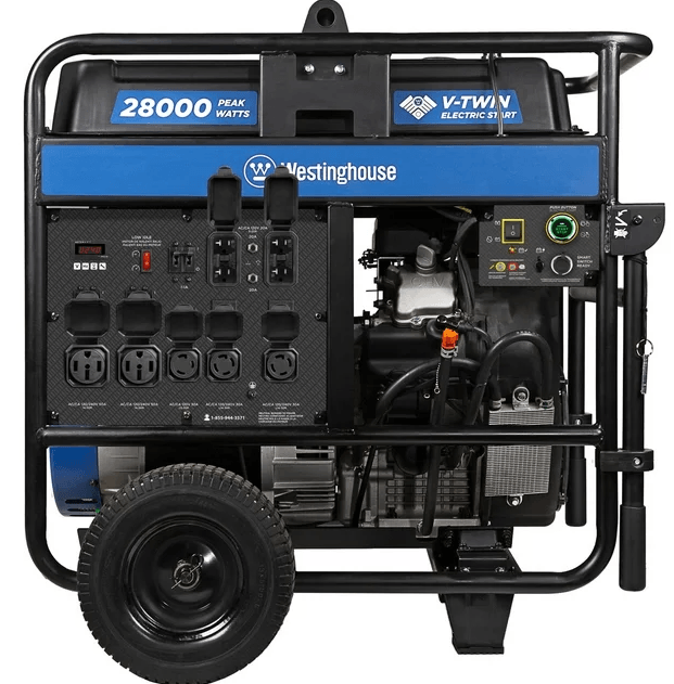 Westinghouse 28,000 Peak Watt Home Backup Portable Generator, Remote Electric Start with Co Sensor - Image 1